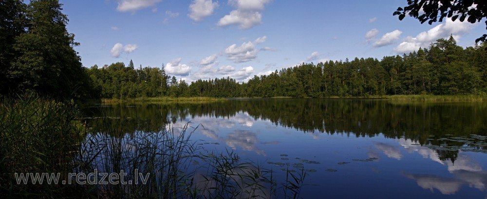 Mežmuiža Lake Panorama