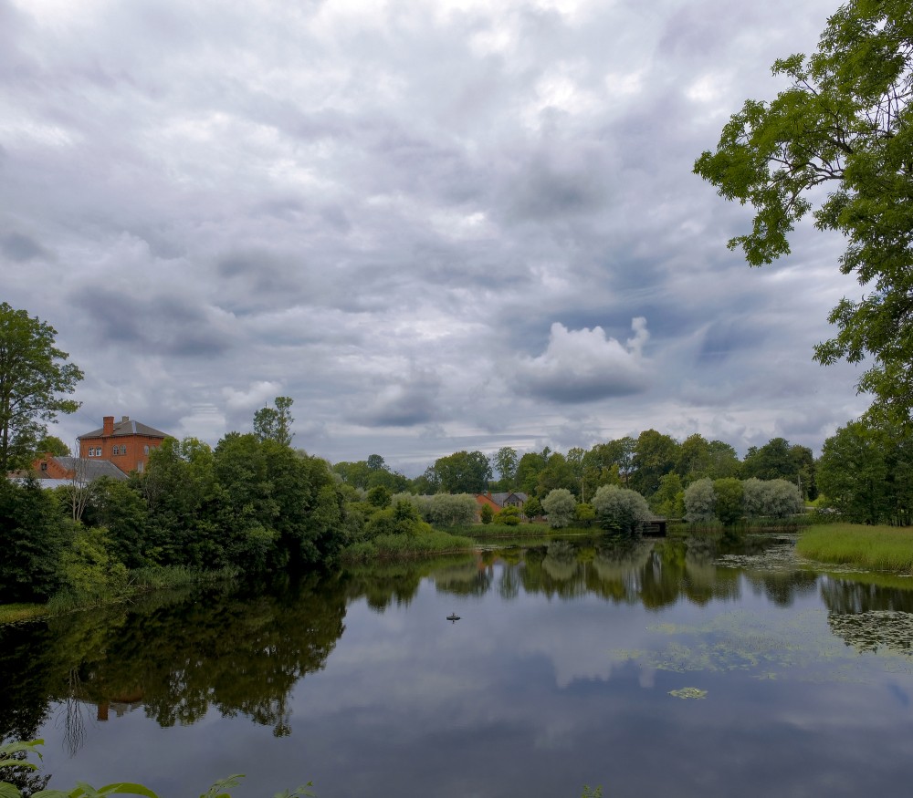 Dundaga pond, Cloudy Sky