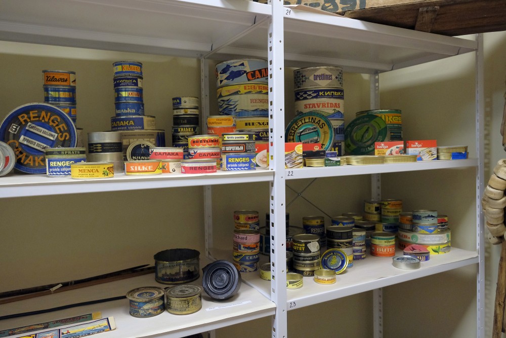 Rojas Jūras zvejniecības muzeja filiāles "Kaltenes klubs" ekspozīcija