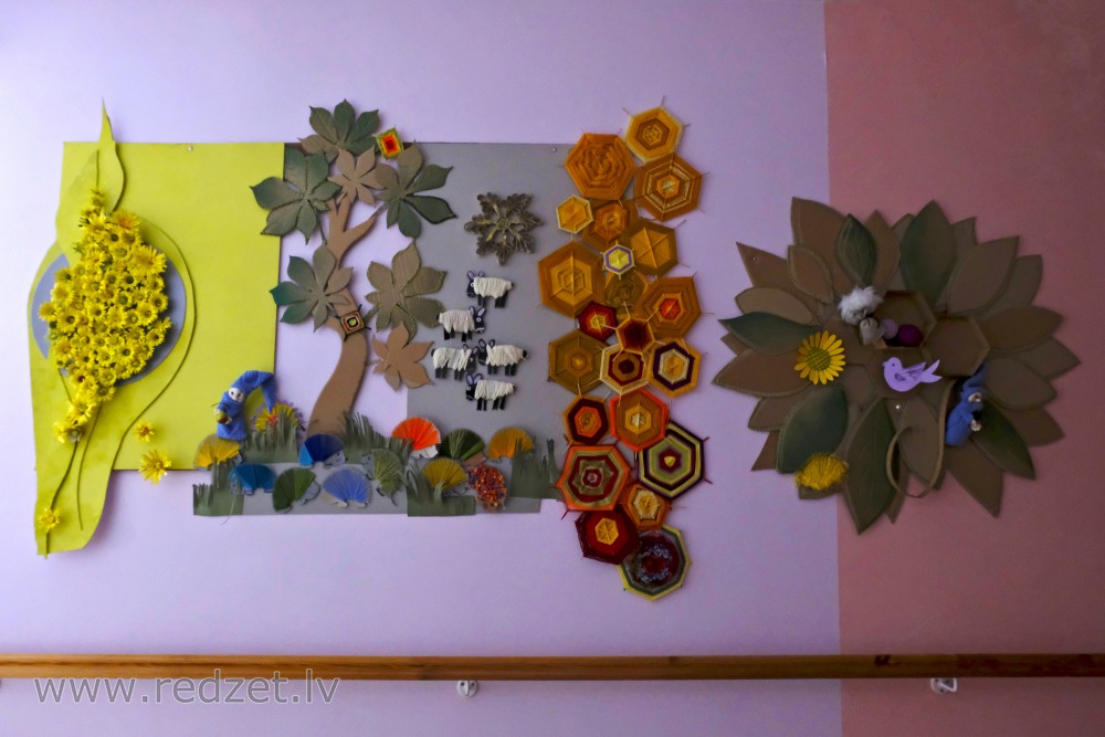 Wall decor in SCC "Zemgale"