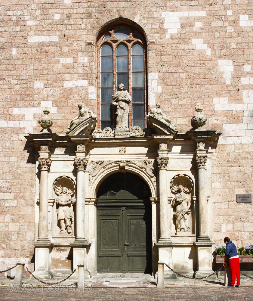 Portal of St. Peter's Church in Riga