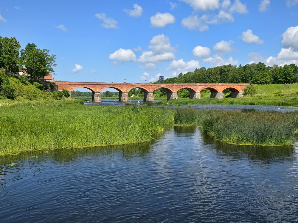 Kuldīgas vecais ķieģeļu tilts pār Ventu