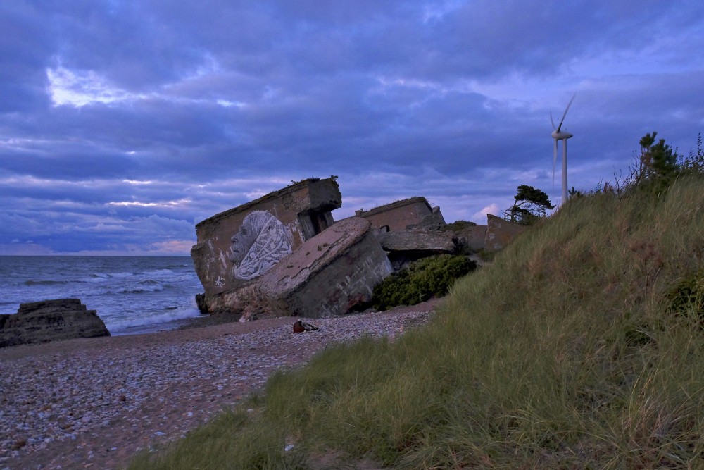 Franču mākslinieka Ziemeļu fortos radītais sirmgalves portrets