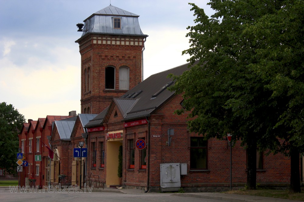 Red bricks buildings, Limbaži, Latvia