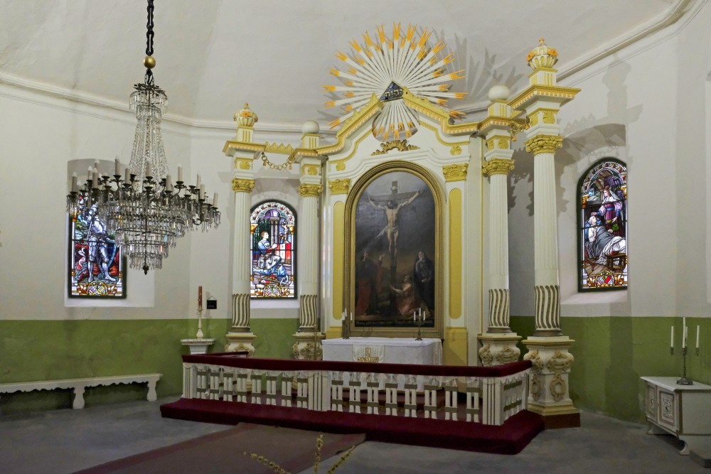 Valtaiķu luterāņu baznīcas altāris