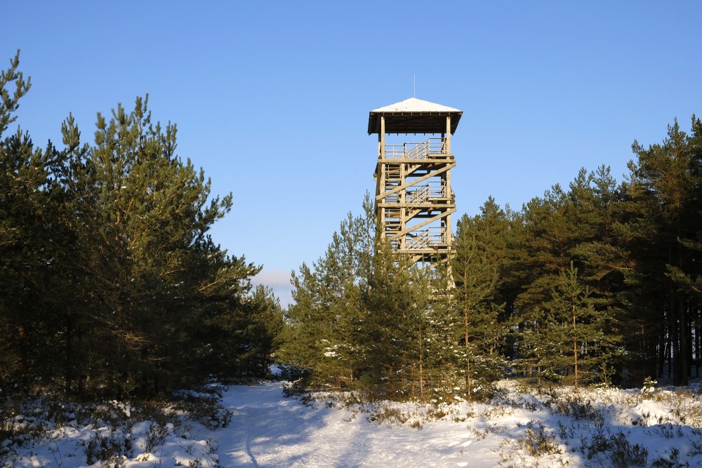 Kolkas tornis ziemā