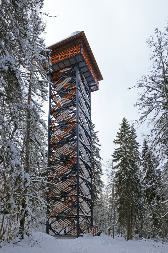 Kangaru skatu tornis ziemā