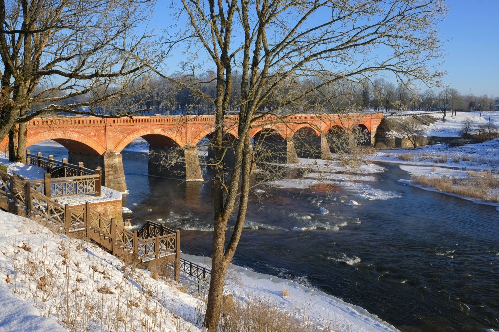 Brick Bridge across the Venta River