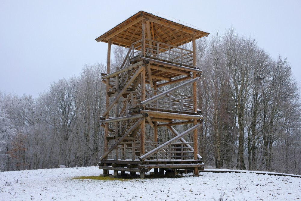 Embūte Watching Tower in Winter