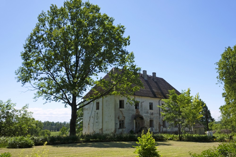 Building near Skaistkalne Catholic Church