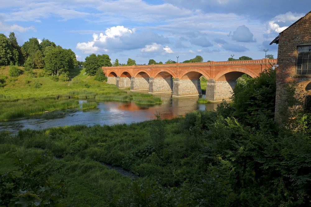 The Old Brick Bridge across the Venta River