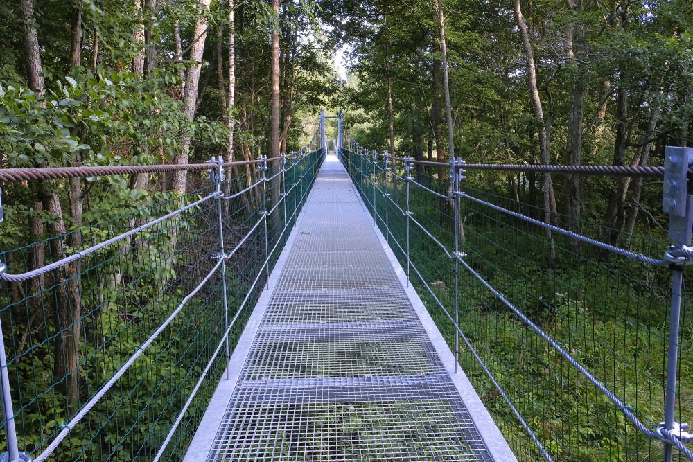 Footbridge over the Irbe River