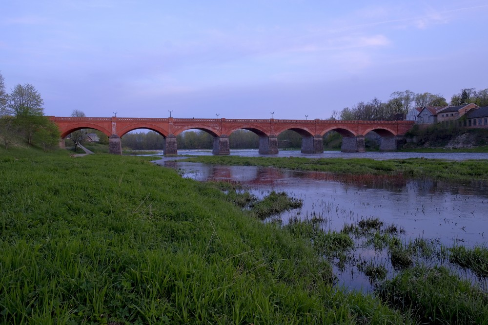 Kuldiga Brick Bridge across the Venta river
