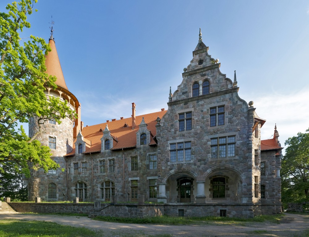 Cesvaine Palace from the Park Side 