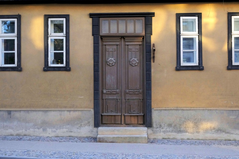 Wooden door, Old Town of Kuldīga, Jelgavas street 17
