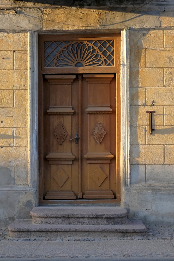 Wooden door, Old Town of Kuldīga, Jelgavas street 24