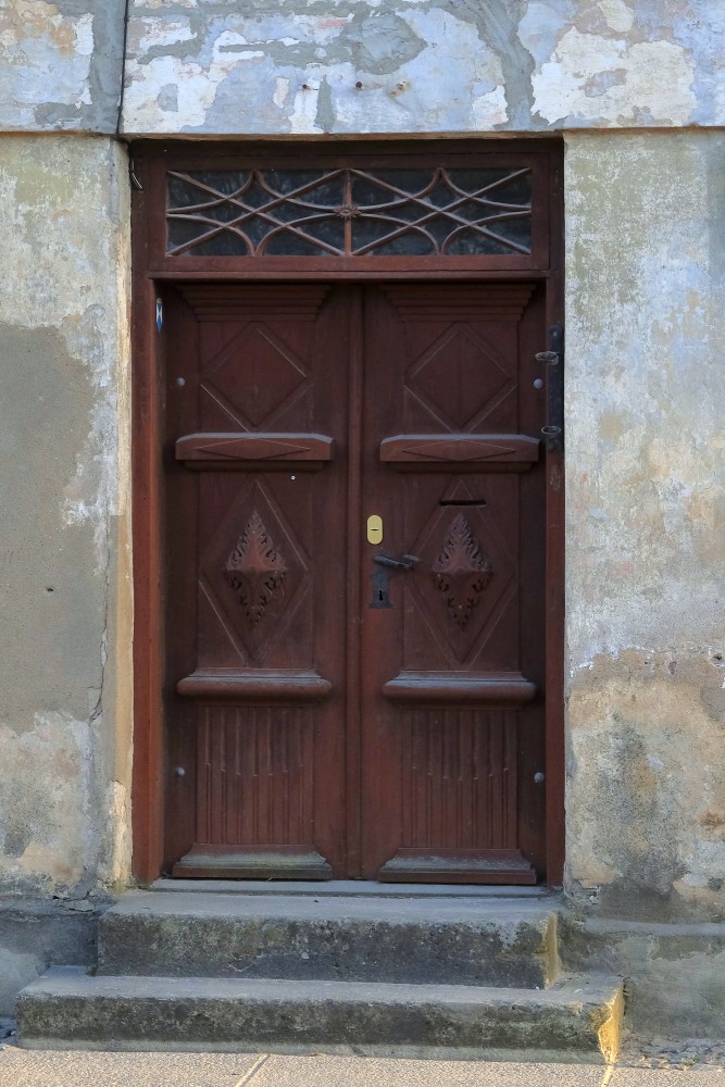 Wooden door, Old Town of Kuldīga, Jelgavas street 29