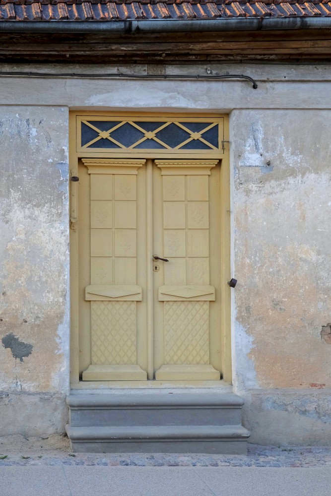 Wooden door, Old Town of Kuldīga, Jelgavas street 32