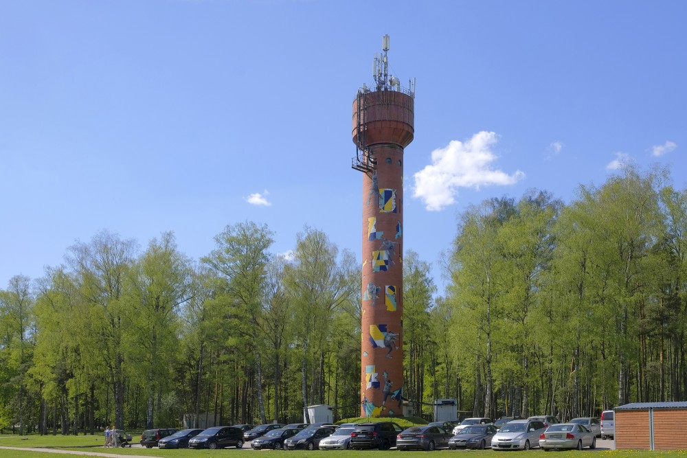 Olaines grafiti ūdenstornis Olaines grafiti ūdenstornis