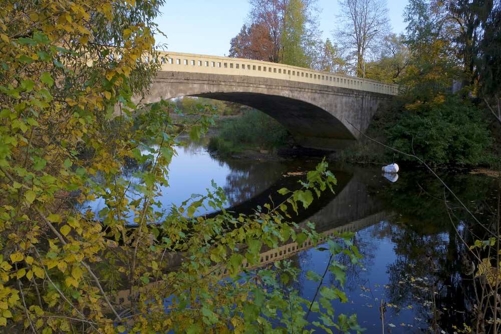 Valdemara Street Bridge In Rūjiena