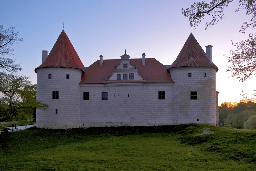 Bauska Castle at Night