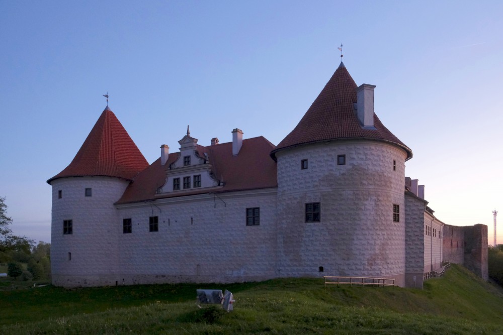 Bauska Castle at Night