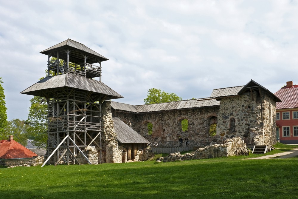 Limbaži Medieval Castle Ruins and Panorama Tower