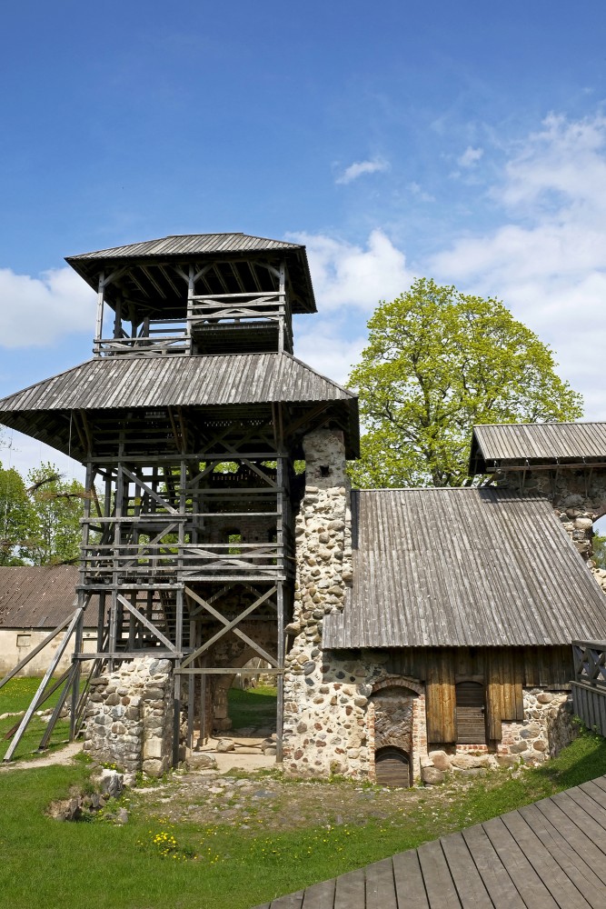 Limbaži Medieval Castle Ruins and Panorama Tower