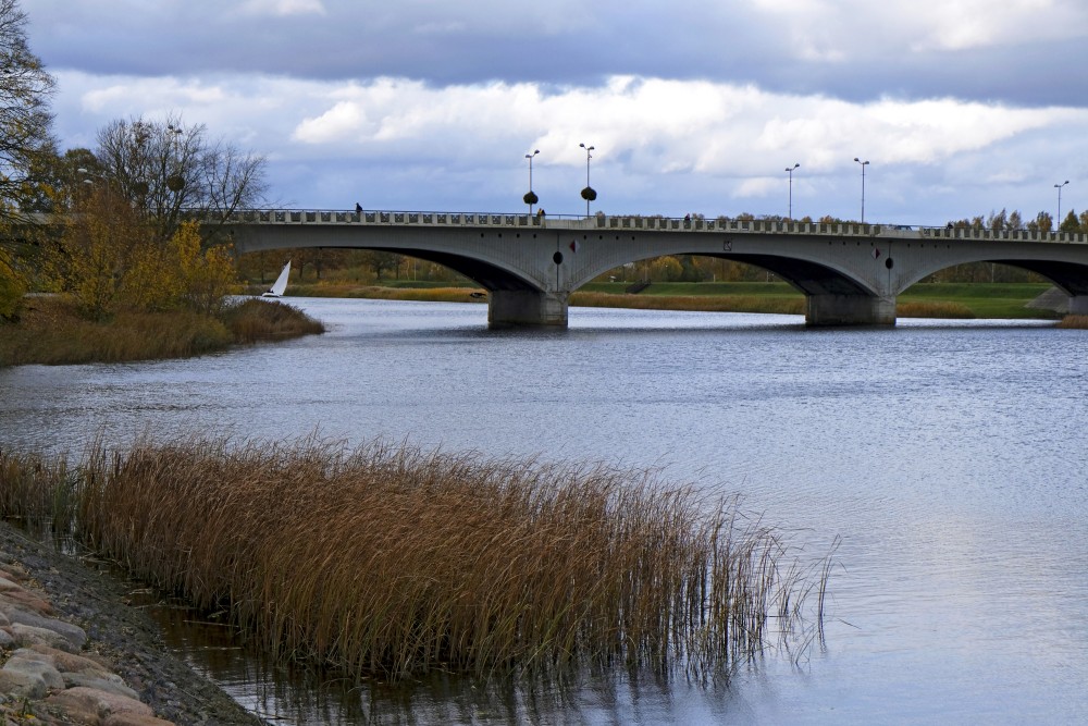 Bridge over River Lielupe  in Jelgava