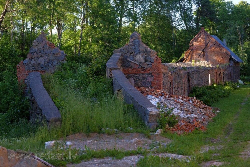 Stone Masonry Building Ruins