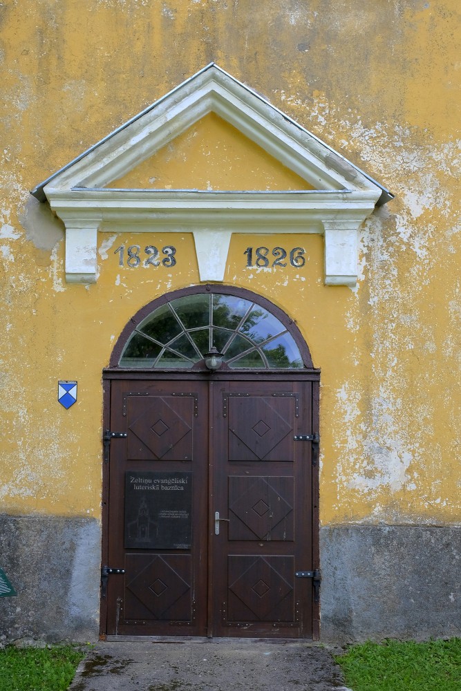 Entrance Portal of Zeltiņi Lutheran Church