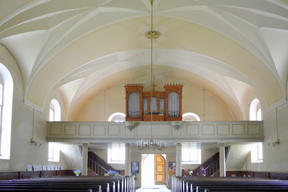 Interior of Rauna Lutheran Church