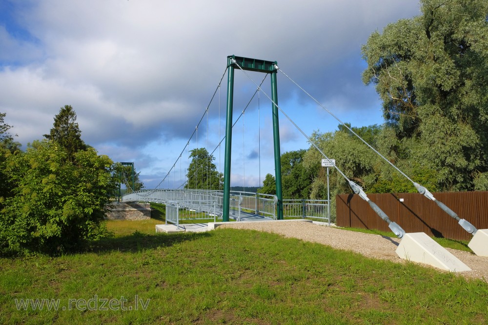 Pedestrian Bridge Over Užava River