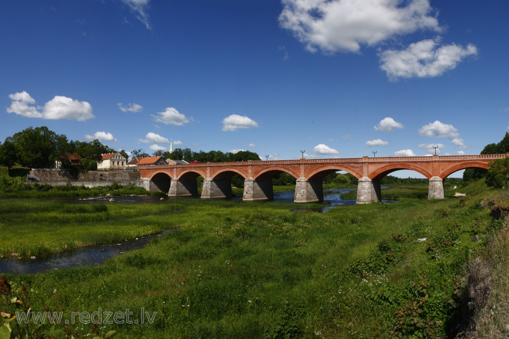 Brick Bridge across the Venta river, Latvia