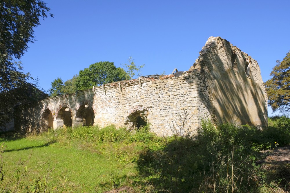 Ruins Of Liepa Manor Farm Building