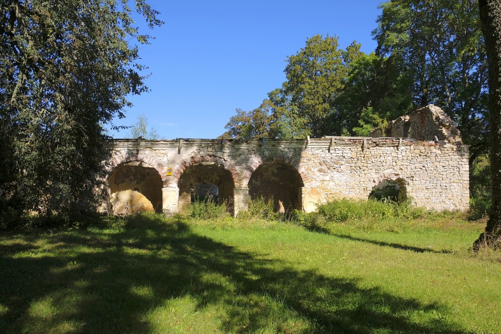 Ruins Of Liepa Manor Farm Building