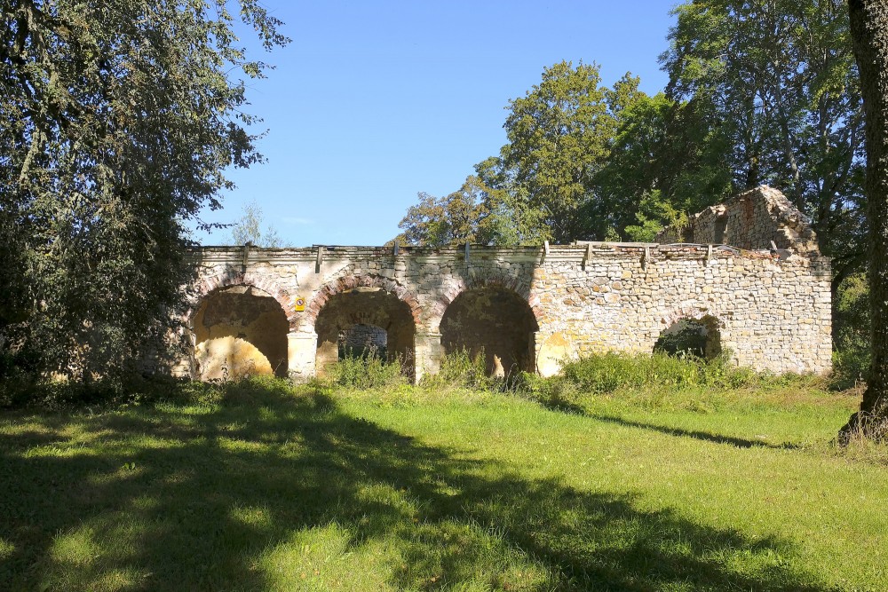 Ruins Of Liepa Manor Farm Building