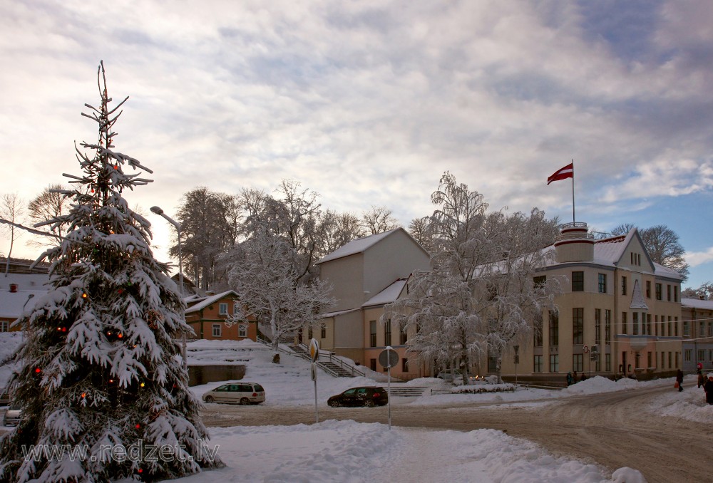 Talsi Town in Winter