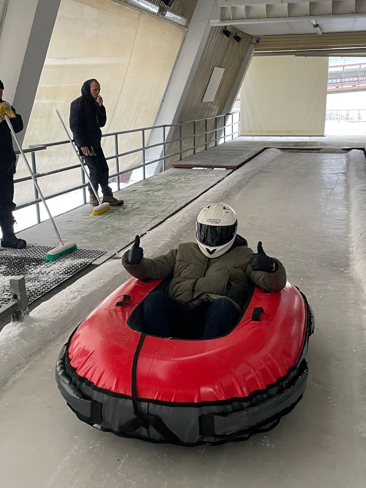 Ice-raft, Sigulda Bobsleigh and Luge Track