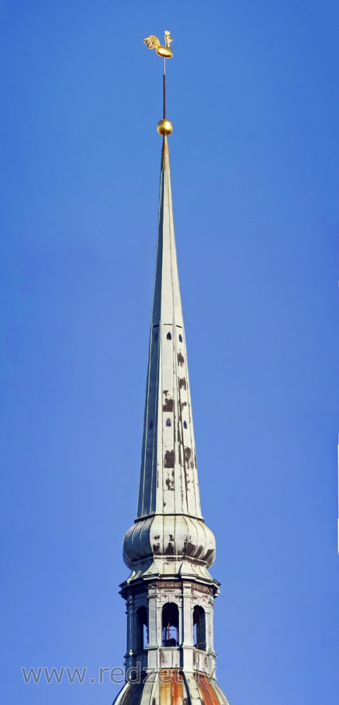 Tower of St Peter’s Church in Riga