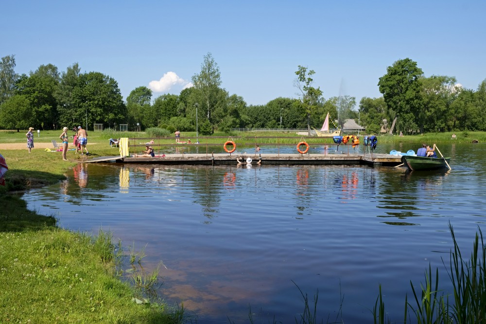 Preiļi Park Pond Swimming Pool