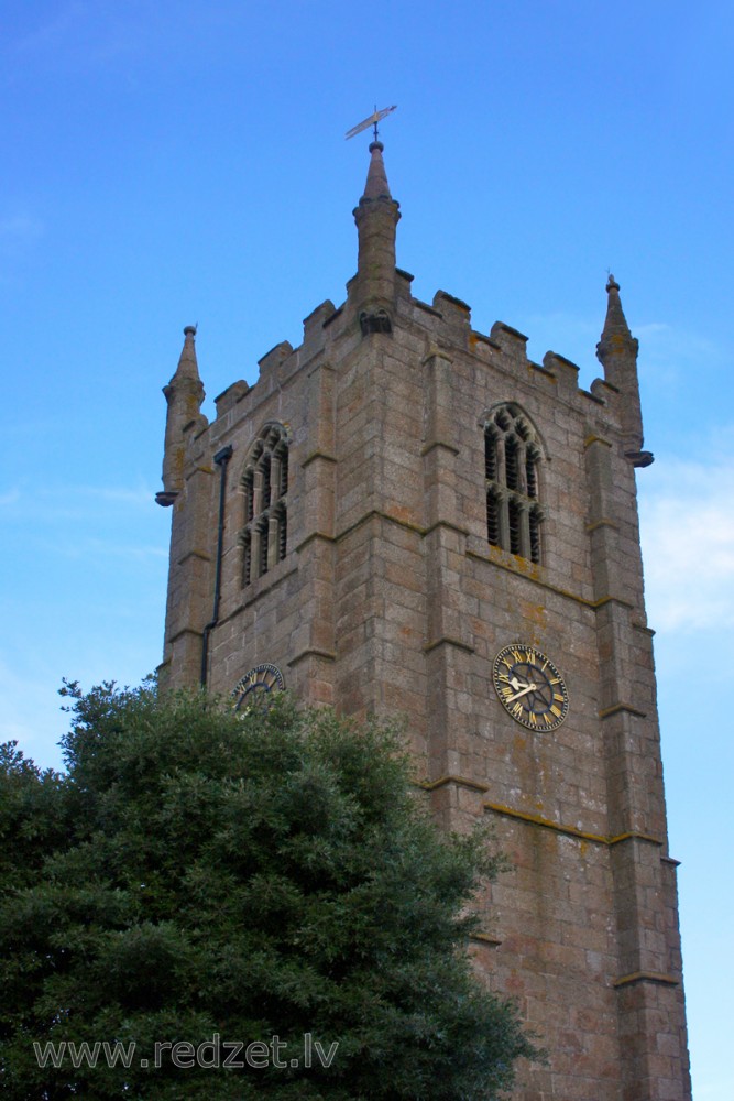 Baznīcas tornis, St Ives pilsētā