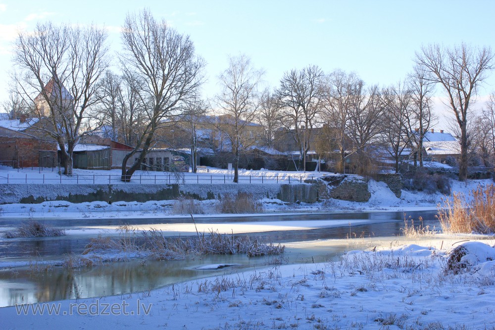 River Mēmele near the Town Bauska