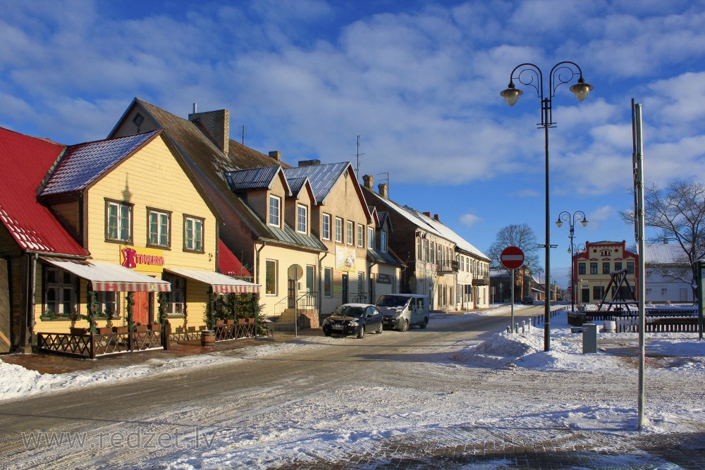 Riga Street in Bauska