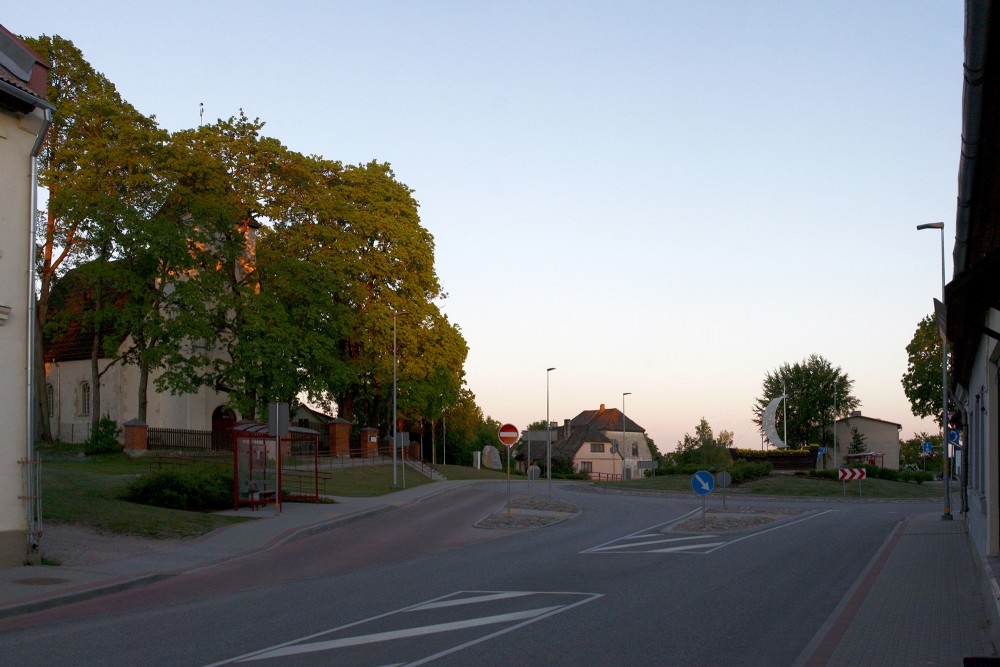 Valdemārpils vakara ainava Valdemārpils vakara ainava