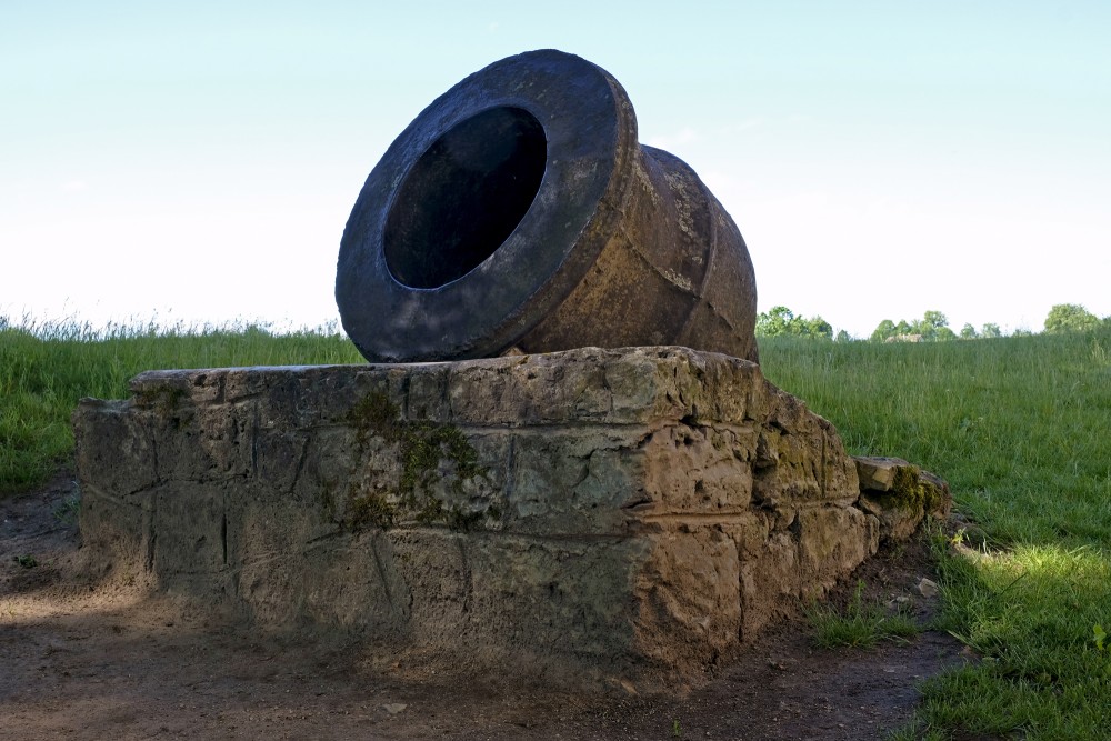 Cannon at Bauska Castle