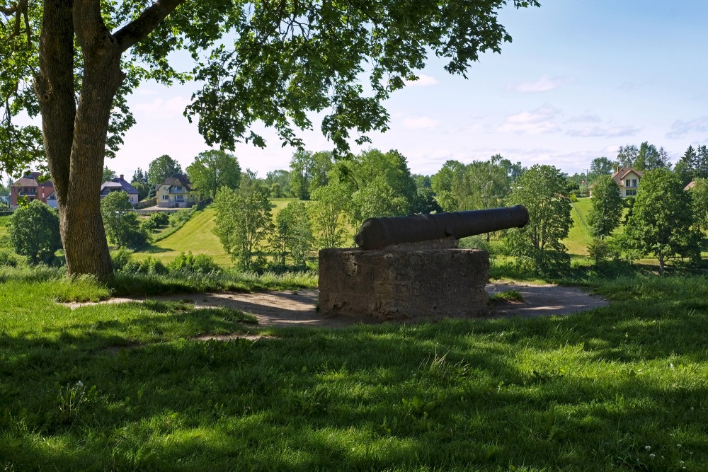 Cannon at Bauska Castle