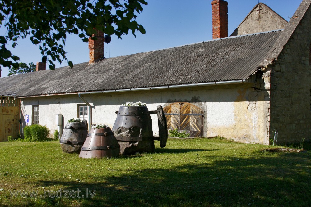 Three Stone Beer Cup Sculptures in Cēsis