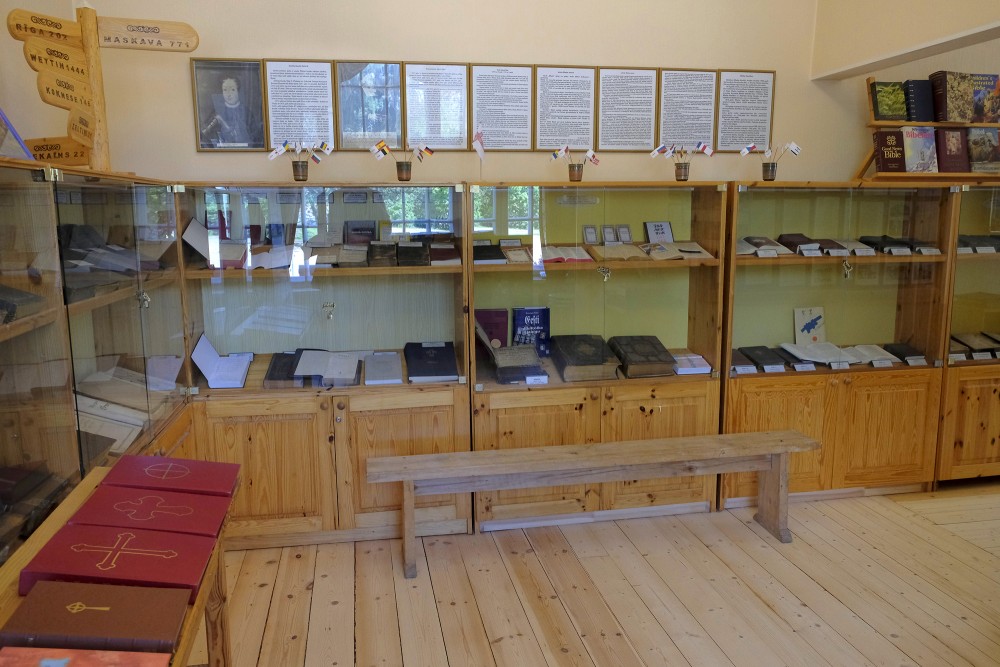 Ernsta Glika Bībeles muzeja iekštelpas