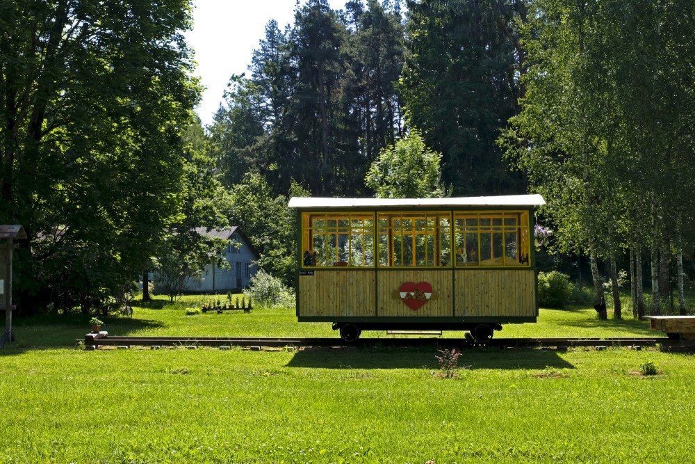 Zirgu tramvajs vagons Baldonē